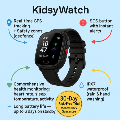 KidsyWatch | Kids Smartwatch Mavendi