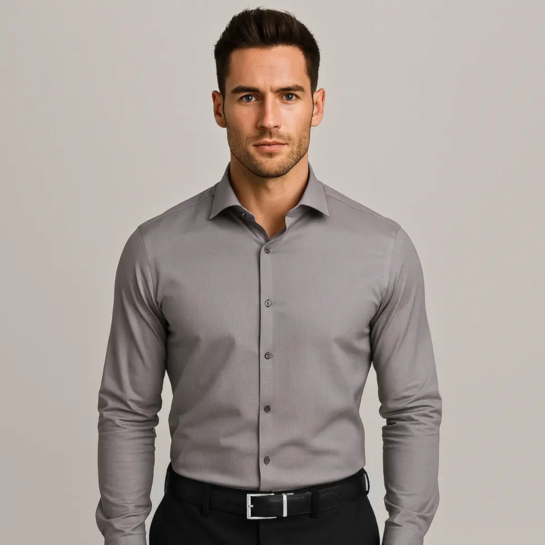 Mavendi slim fit wrinkle-free shirt