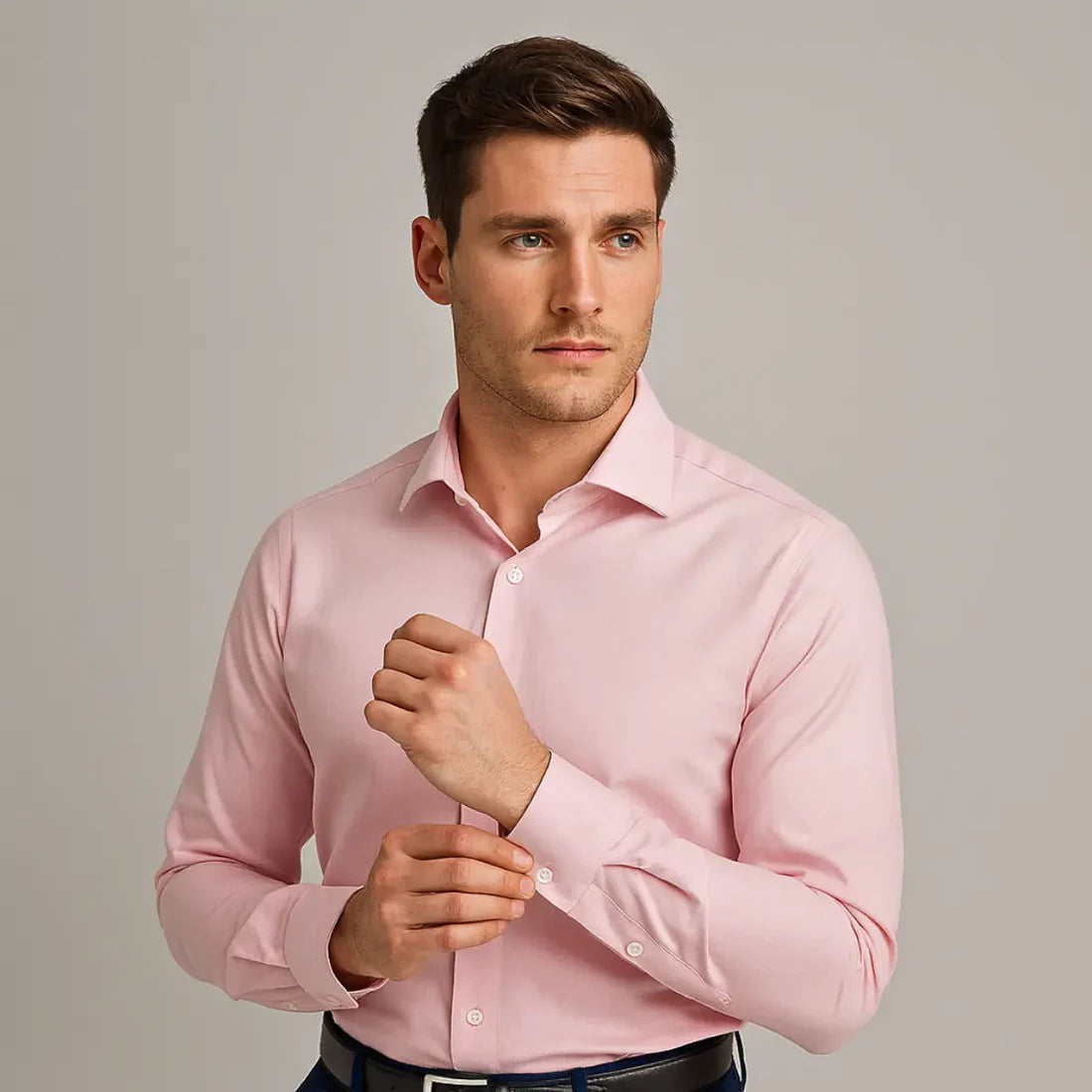 Mavendi slim fit wrinkle-free shirt