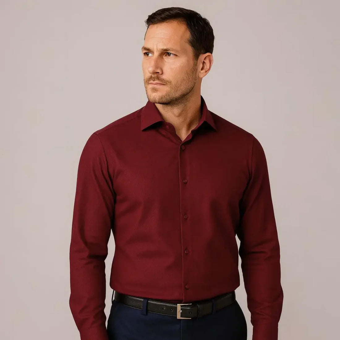Mavendi slim fit wrinkle-free shirt