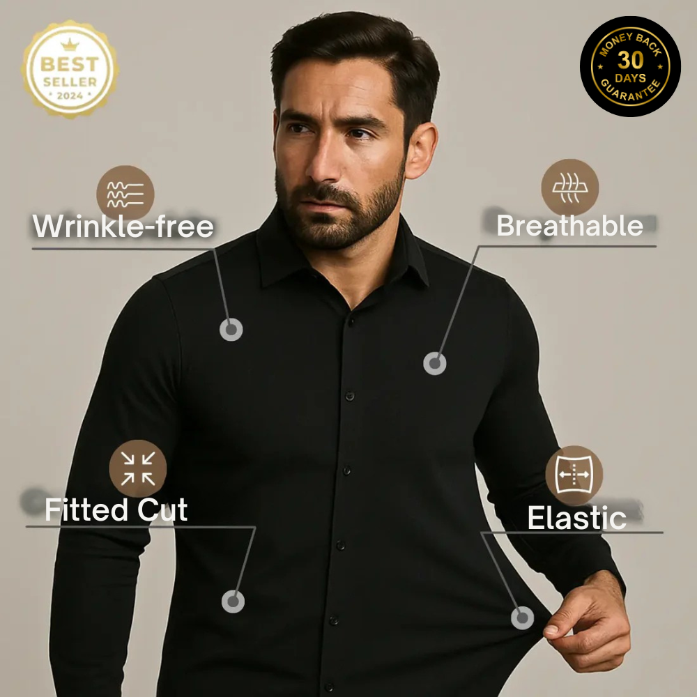 Mavendi slim fit wrinkle-free shirt