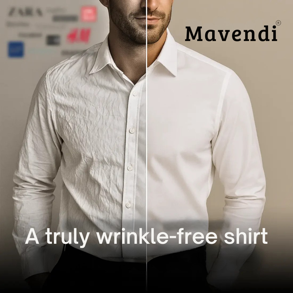 Mavendi slim fit wrinkle-free shirt